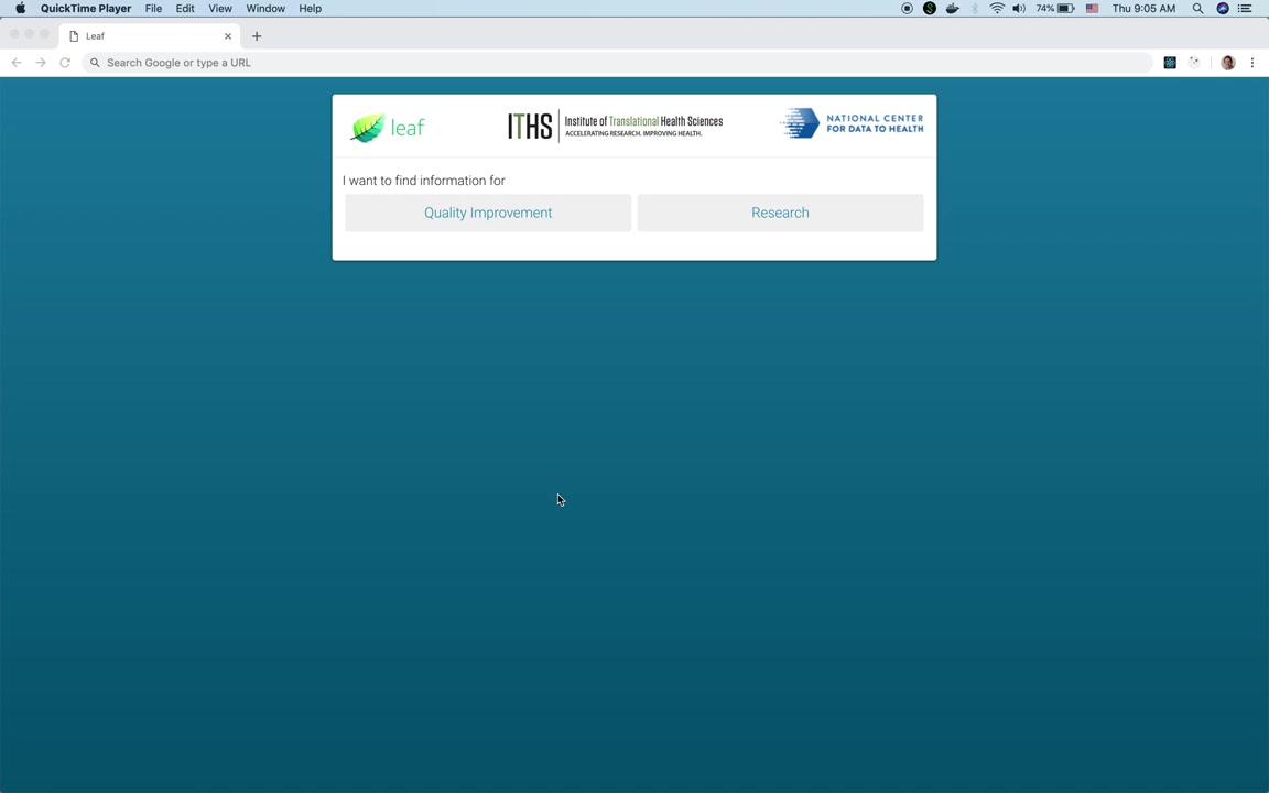 Leaf Clinical Data Explorer
